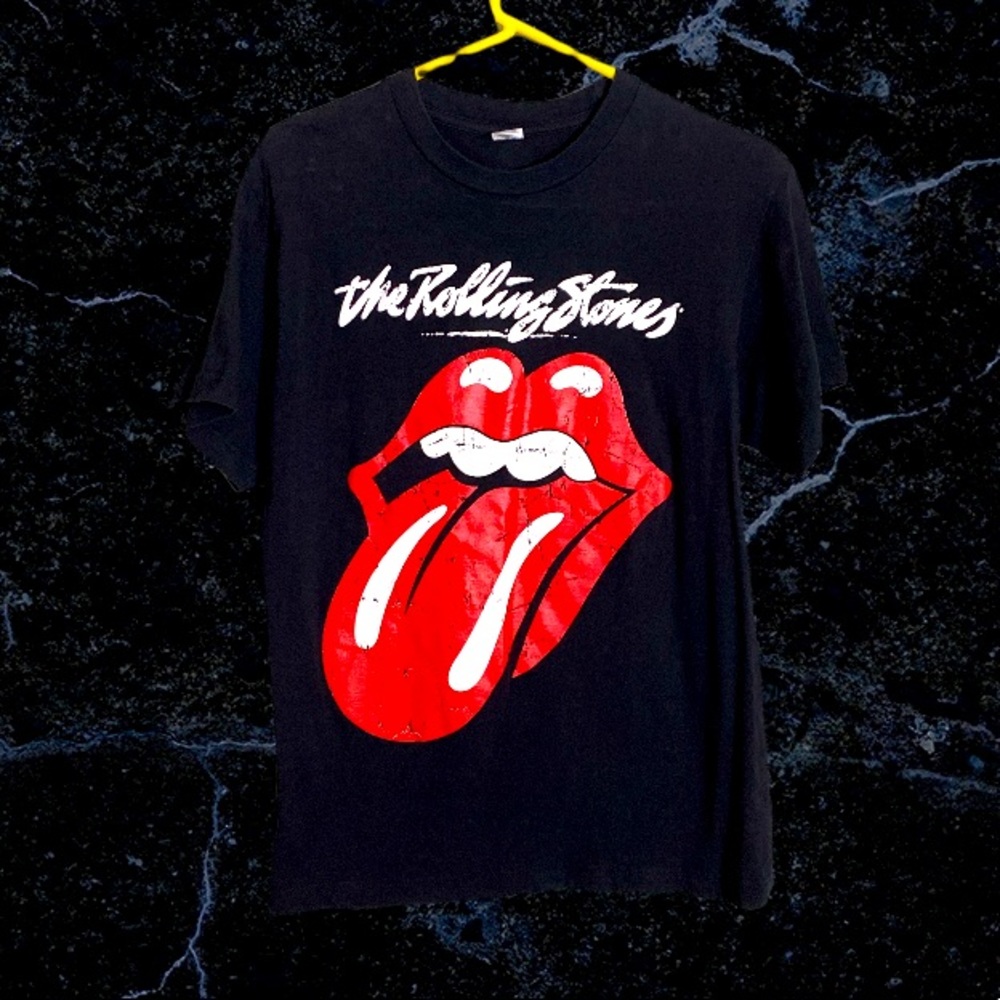 🔥EUC VINTAGE ROLLING STONES  40 LICKS GRAPHIC T-SHIRT March 26, 1971